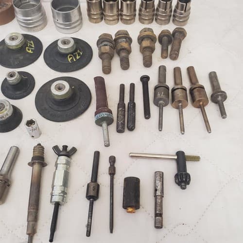 Lot of Cab Mount, Rivet Shank, Nuts Bolts, Drill Chuck Key & Other Tools LOT 352 - Thumbnail 5