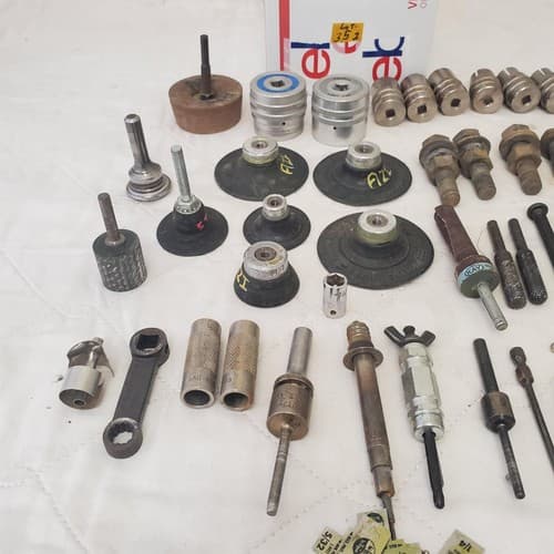 Lot of Cab Mount, Rivet Shank, Nuts Bolts, Drill Chuck Key & Other Tools LOT 352 - Thumbnail 12