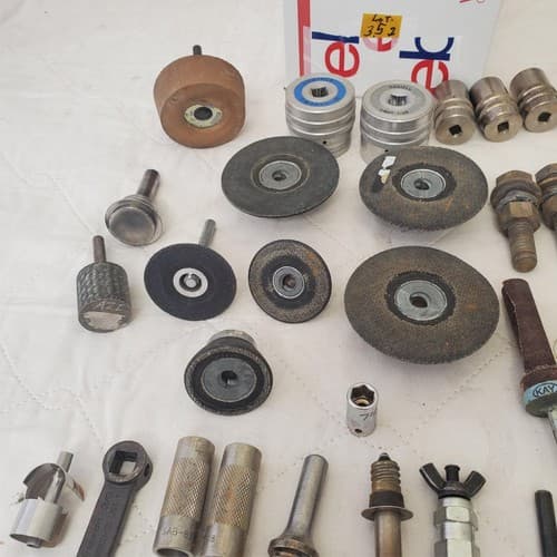 Lot of Cab Mount, Rivet Shank, Nuts Bolts, Drill Chuck Key & Other Tools LOT 352 - Thumbnail 13