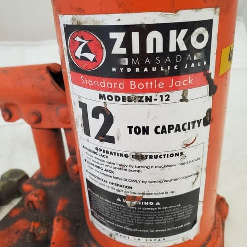 ZINKO MASADA Hydraulic Jack Model ZN-12 12 Ton Capacity - Thumbnail 3