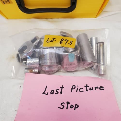 Lot of 16 Assorted Miscellaneous Sockets & Open-End Crowfoot Wrench LOT-873 - Thumbnail 8
