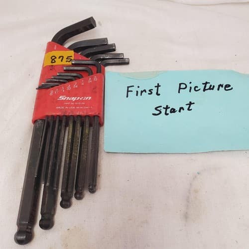 Lot of 13 Snap-on SAE Ball End Key Allen Wrench Set LOT-875 - Image 1