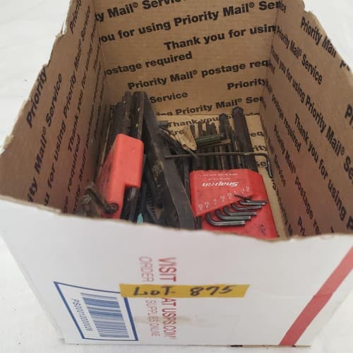 Lot of 13 Snap-on SAE Ball End Key Allen Wrench Set LOT-875 - Thumbnail 3