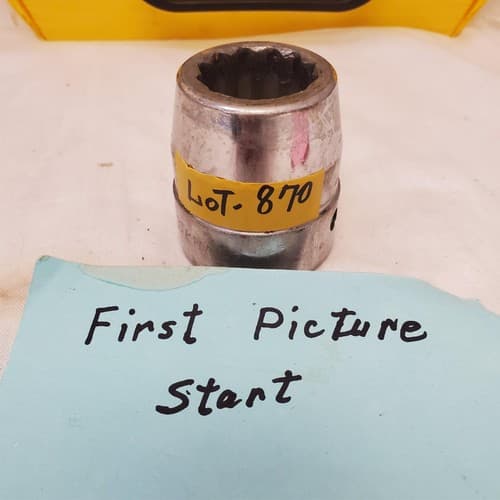 Alloy Steel Drive 12 Point Deep SAE Socket LOT-870 - Image 1