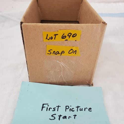 Snap On 9 Pieces Shallow Chrome Socket Set LOT-690 - Thumbnail 2