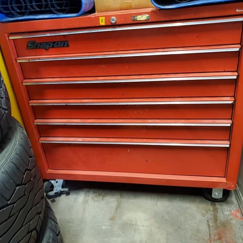 SNAP-ON 6 Drawer Single Bank Tool Box Cabinet (5) - Thumbnail 4