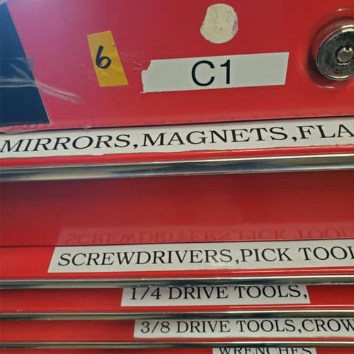 SNAP-ON 7 Drawer Single Bank Tool Box Cabinet (6) - Thumbnail 2