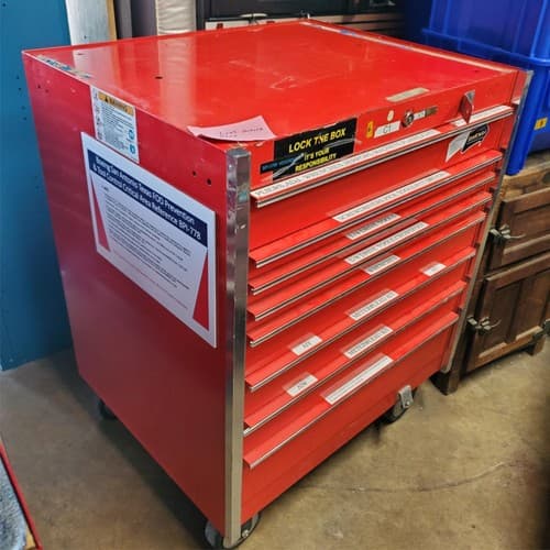 SNAP-ON 7 Drawer Single Bank Tool Box Cabinet (6) - Thumbnail 7
