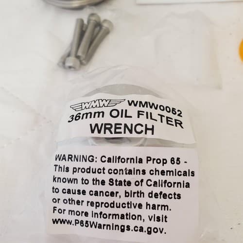 WMW 36mm Metric Low Profile Oil Filter Socket Wrench & Spark Plug - Thumbnail 2