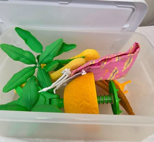 Incomplete Barbie Hawaiian Fun Hammock Hideaway Playset - Thumbnail 3