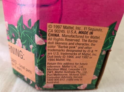 Mattel 1997 Rapunzel Barbie doll - Thumbnail 7