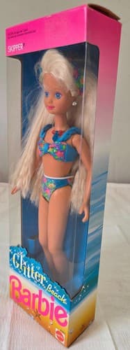 Mattel 1992 Skipper Glitter Beach Barbie - Thumbnail 5