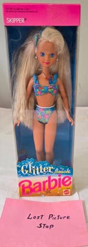 Mattel 1992 Skipper Glitter Beach Barbie - Thumbnail 6