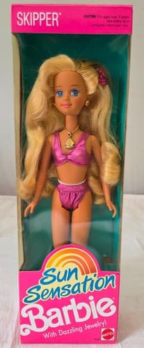Mattel Skipper Sun Sensation Barbie with Dazzling Jewelry - Thumbnail 2