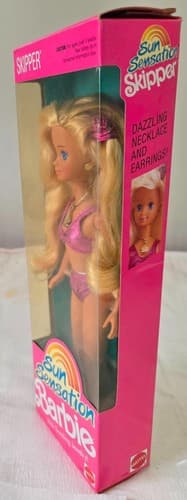 Mattel Skipper Sun Sensation Barbie with Dazzling Jewelry - Thumbnail 3