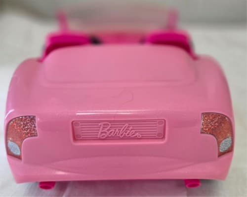 Barbie 12" Pink Convertible Car Toy Vehicle 2-Seater - Thumbnail 7