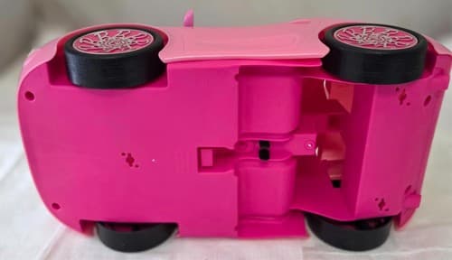 Barbie 12" Pink Convertible Car Toy Vehicle 2-Seater - Thumbnail 8