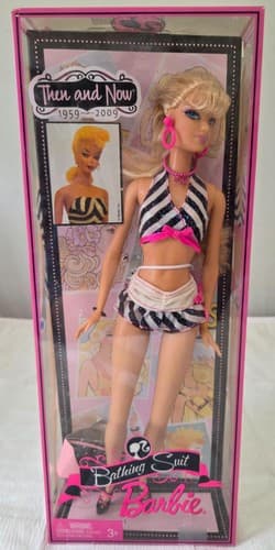 Mattel Bathing Suit Barbie Then and Now 1959-2009 - Thumbnail 3