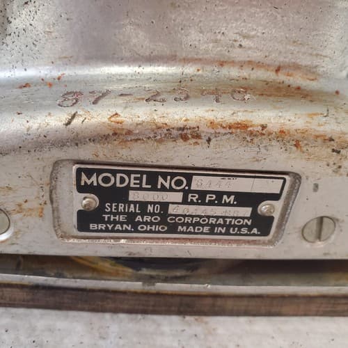 ARO 8444 Heavy Duty Pneumatic Air Sander Machine 8000 RPM L1 - Thumbnail 4