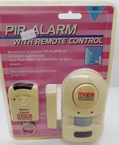 Brand New! Mace Security International PIR Alarm with Remote Control - Image 1