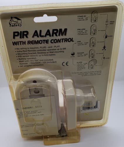 Brand New! Mace Security International PIR Alarm with Remote Control - Thumbnail 2