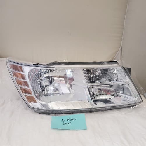 2009-2020 Dodge Journey Headlight Headlamp W/Chrome Trim Right Side #2 - Image 1