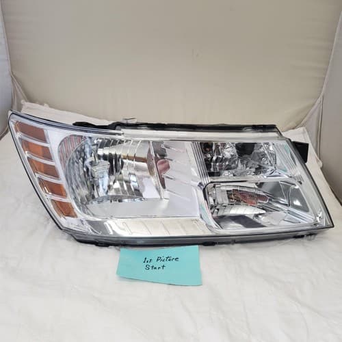 2009-2020 Dodge Journey Headlight Headlamp W/Chrome Trim Right Side #1 - Image 1