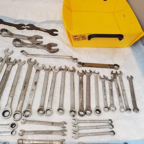 Lot of 56 Pieces Miscellaneous Assortment of Wrench Tools LOT149 - Thumbnail 4