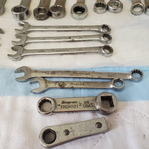 Lot of 56 Pieces Miscellaneous Assortment of Wrench Tools LOT149 - Thumbnail 5