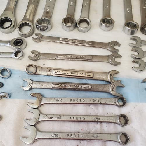 Lot of 56 Pieces Miscellaneous Assortment of Wrench Tools LOT149 - Thumbnail 6