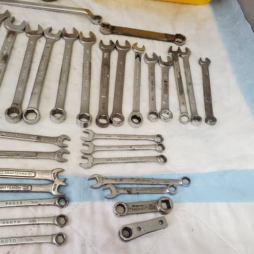 Lot of 56 Pieces Miscellaneous Assortment of Wrench Tools LOT149 - Thumbnail 8