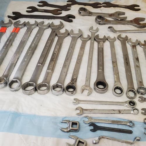 Lot of 56 Pieces Miscellaneous Assortment of Wrench Tools LOT149 - Thumbnail 10