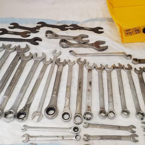Lot of 56 Pieces Miscellaneous Assortment of Wrench Tools LOT149 - Thumbnail 12