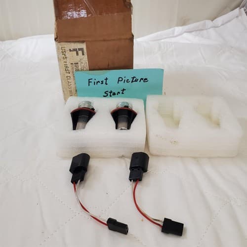 LED Angel Eyes Halo Ring Lamp Headlights for BMW - Image 1