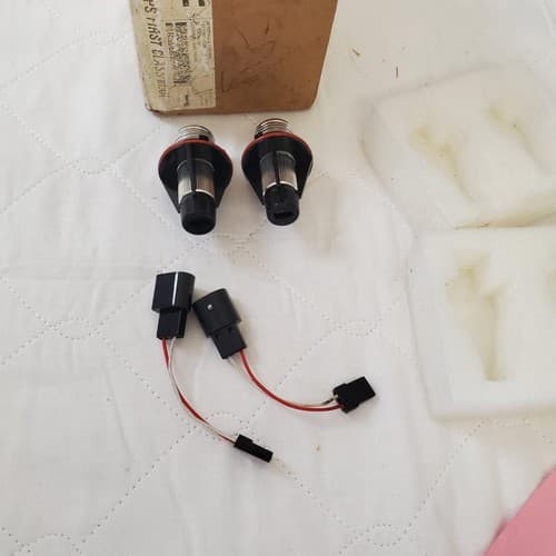 LED Angel Eyes Halo Ring Lamp Headlights for BMW - Thumbnail 4