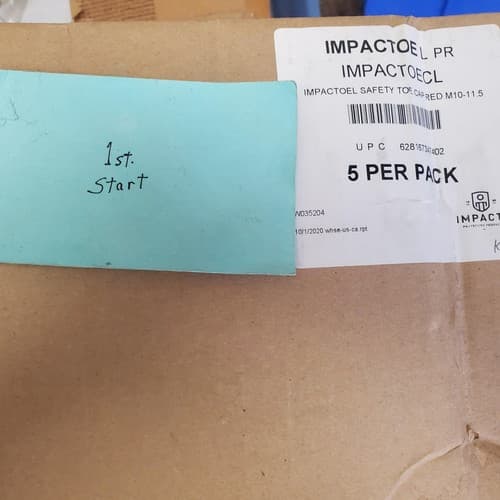 5 Pack Impacto Steel Toe Cap Overshoe M10-11.5 - Thumbnail 2