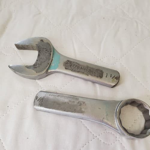 Heavy Duty 1/4 " Box End & 1-1/4" Open End Wrenches LOT-278 - Thumbnail 4