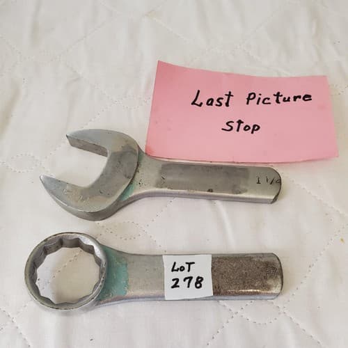 Heavy Duty 1/4 " Box End & 1-1/4" Open End Wrenches LOT-278 - Thumbnail 6