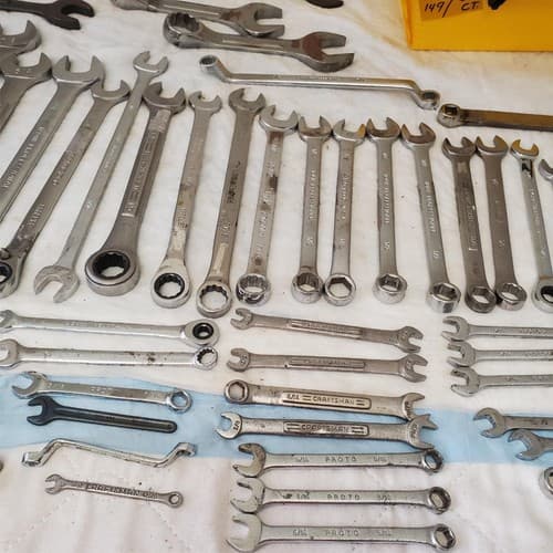Lot of 56 Pieces Miscellaneous Assortment of Wrench Tools LOT149 - Thumbnail 9