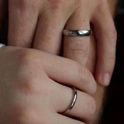 Wholesale lot of 12 Stainless Steel Wedding Band Promise Blank Rings 3mm - Thumbnail 4