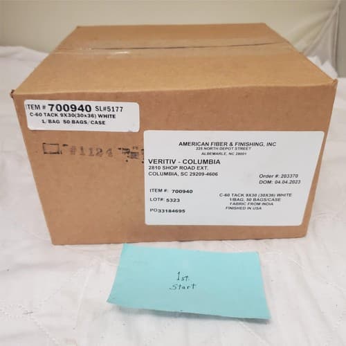 50 American Fiber & Finishing C-60 30in x 36in Tack Rags Cloth 700940 Case - Image 1