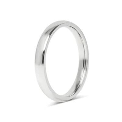 Polished Stainless Steel Blank Ring - Use for Custom Engraving & Stamping 3mm - Image 1