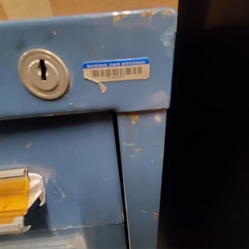 Blue Stanley Vidmar 6 Drawer ROLLING Tool Box Equipment Storage Cabinet (11) - Thumbnail 5