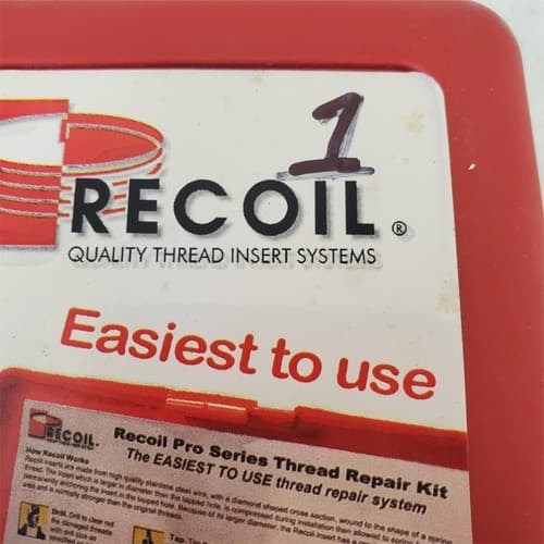 Recoil Quality Thread Insert Systems Pro Series Thread Repair Kit - Thumbnail 2