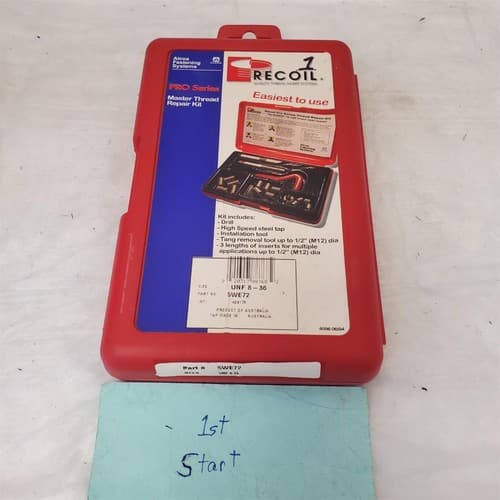 Recoil Quality Thread Insert Systems Pro Series Thread Repair Kit - Image 1
