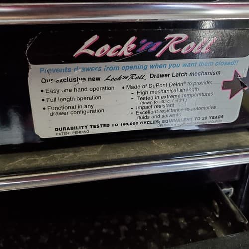 Black SNAP-ON Rolling Tool Box KRL1001APC 14 Drawers (1) Local Pickup Only - Thumbnail 3