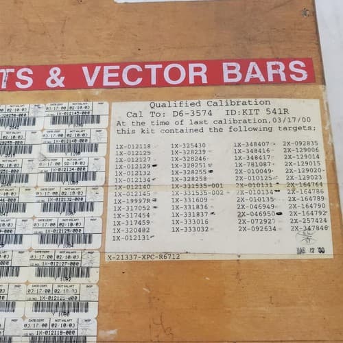 BCX P-3624 Laser Cat Targets and Vector Bars Lot Kit - Thumbnail 4