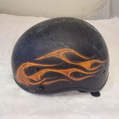 Harley Davidson Motor Cycles black Helmet Large - Thumbnail 2