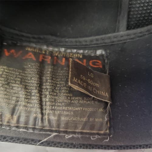 Harley Davidson Motor Cycles black Helmet Large - Thumbnail 9