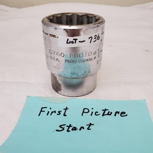 PROTO 5760 USA 1-7/8” Heavy-Duty Socket Tool - LOT 736 - Image 1